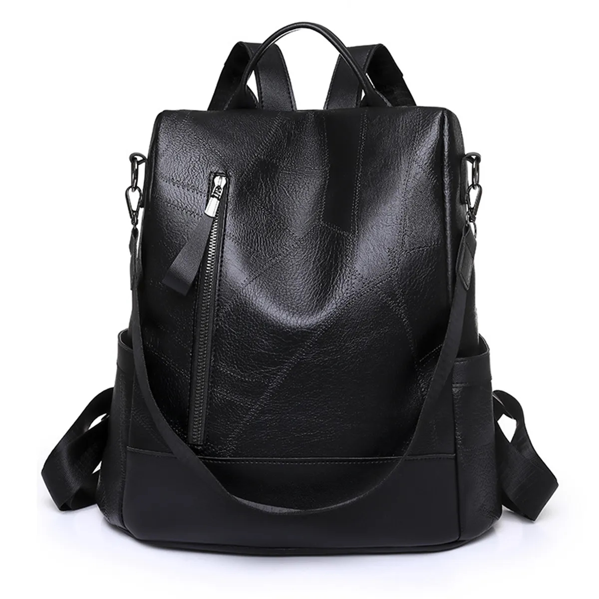 PU Leather Women Backpack Purse Anti-theft Fashion 2