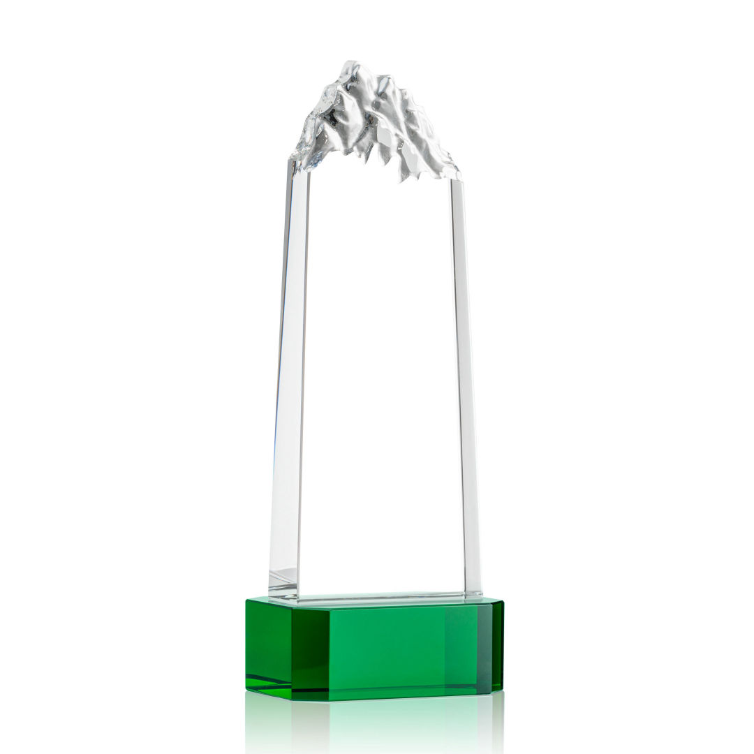 Himalayas VividPrint™ Award on Base - Green 6