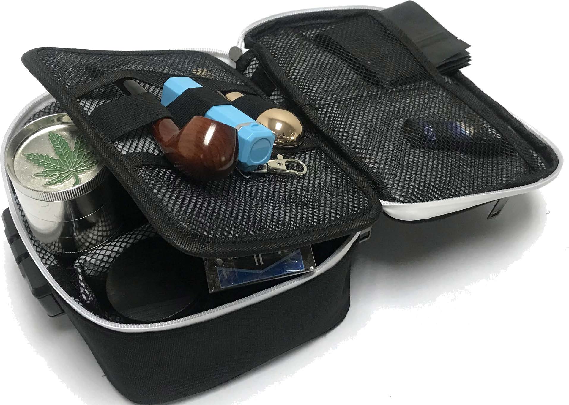 Custom Carbon Smell Proof Stash Carrying Case with Combination Lock 5