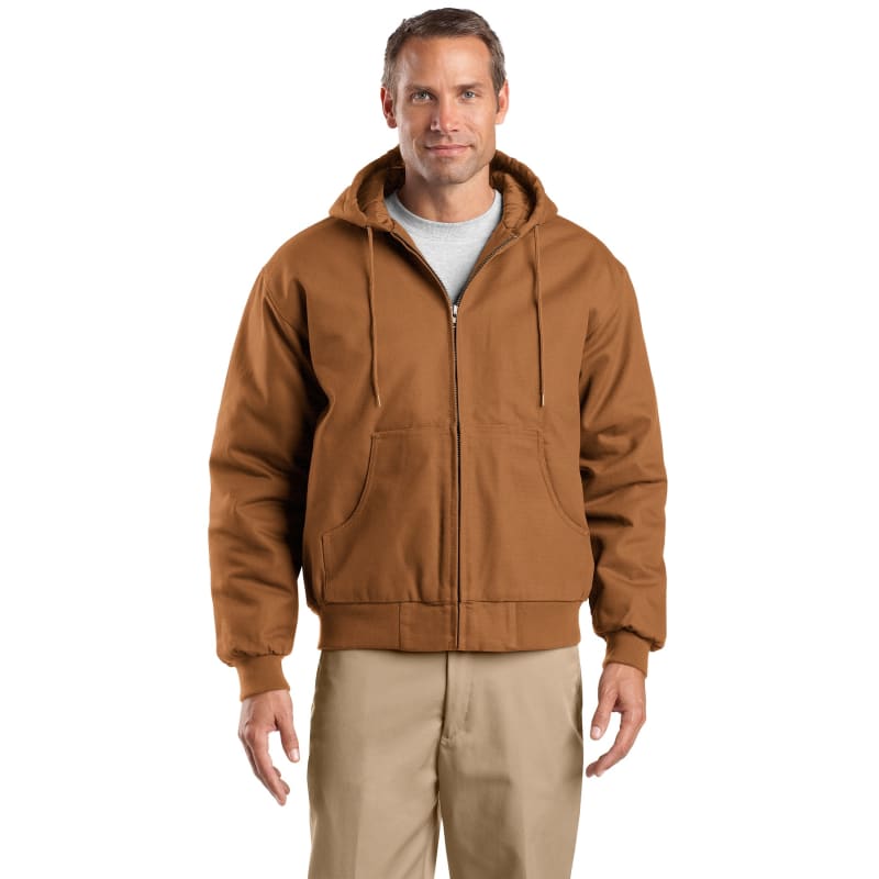 CornerStone Tall Duck Cloth Hooded Work Jacket. 6