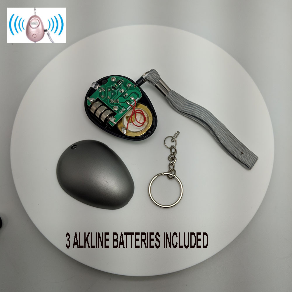 EMERGENCY SELF-DEFENSEALARMKEYCHAINWITH LED LIGHT 2