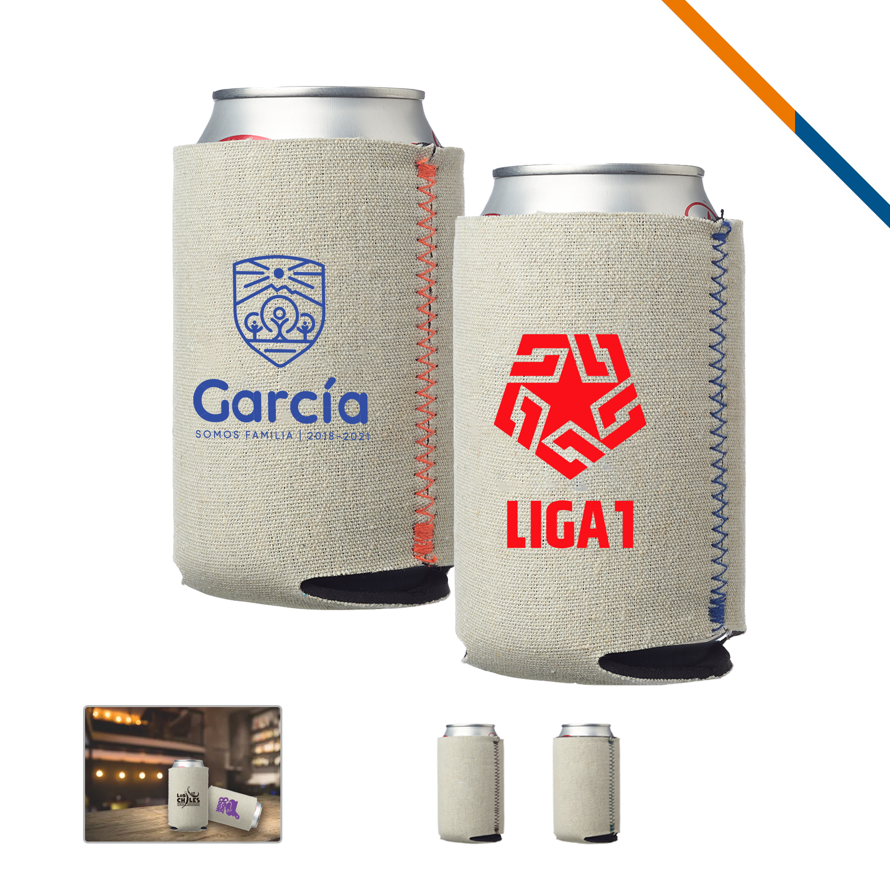 Dean Polyurethane Foam Collapsible Coolie, custom koozie with logo imprint 4