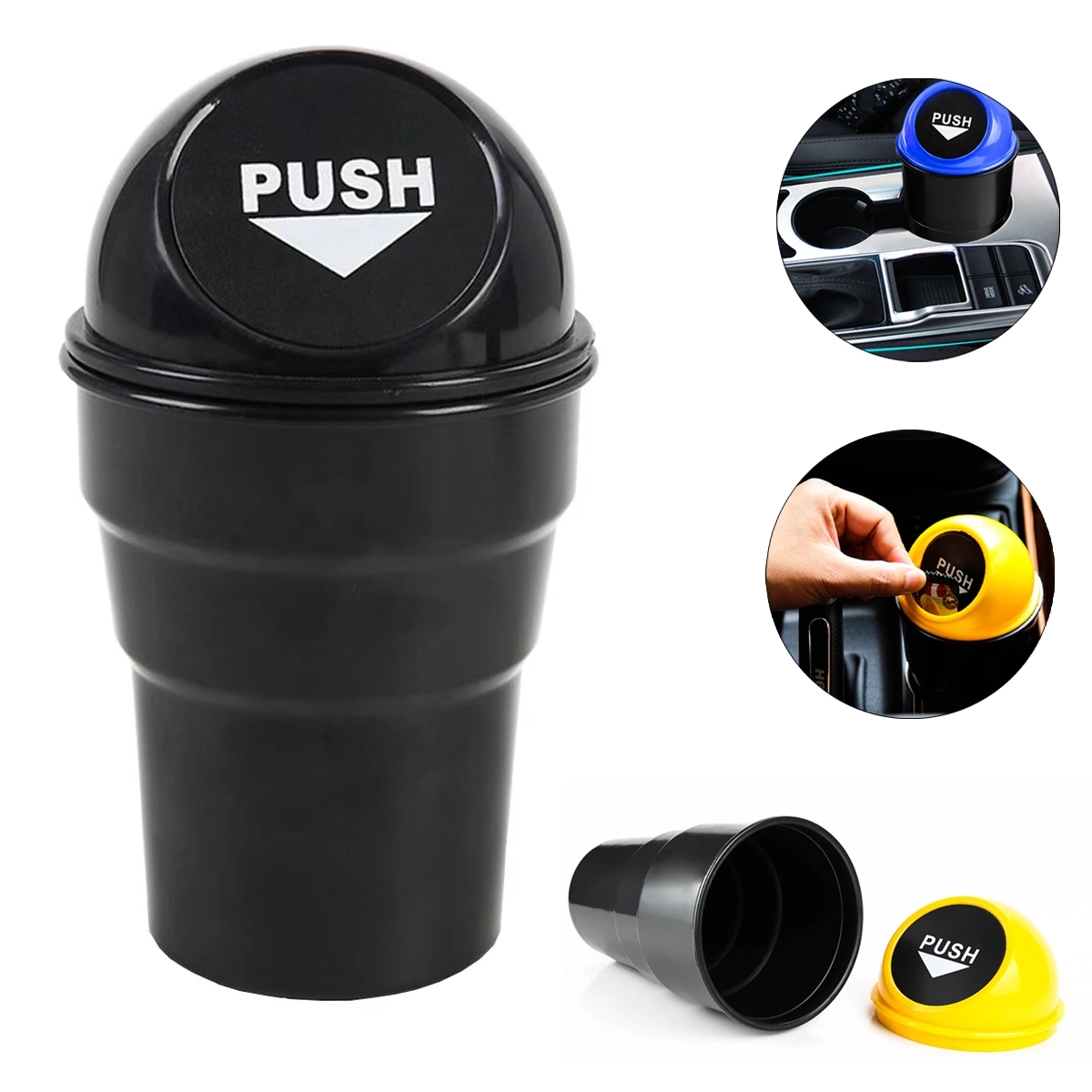Multipurpose Trash Can For Car 2