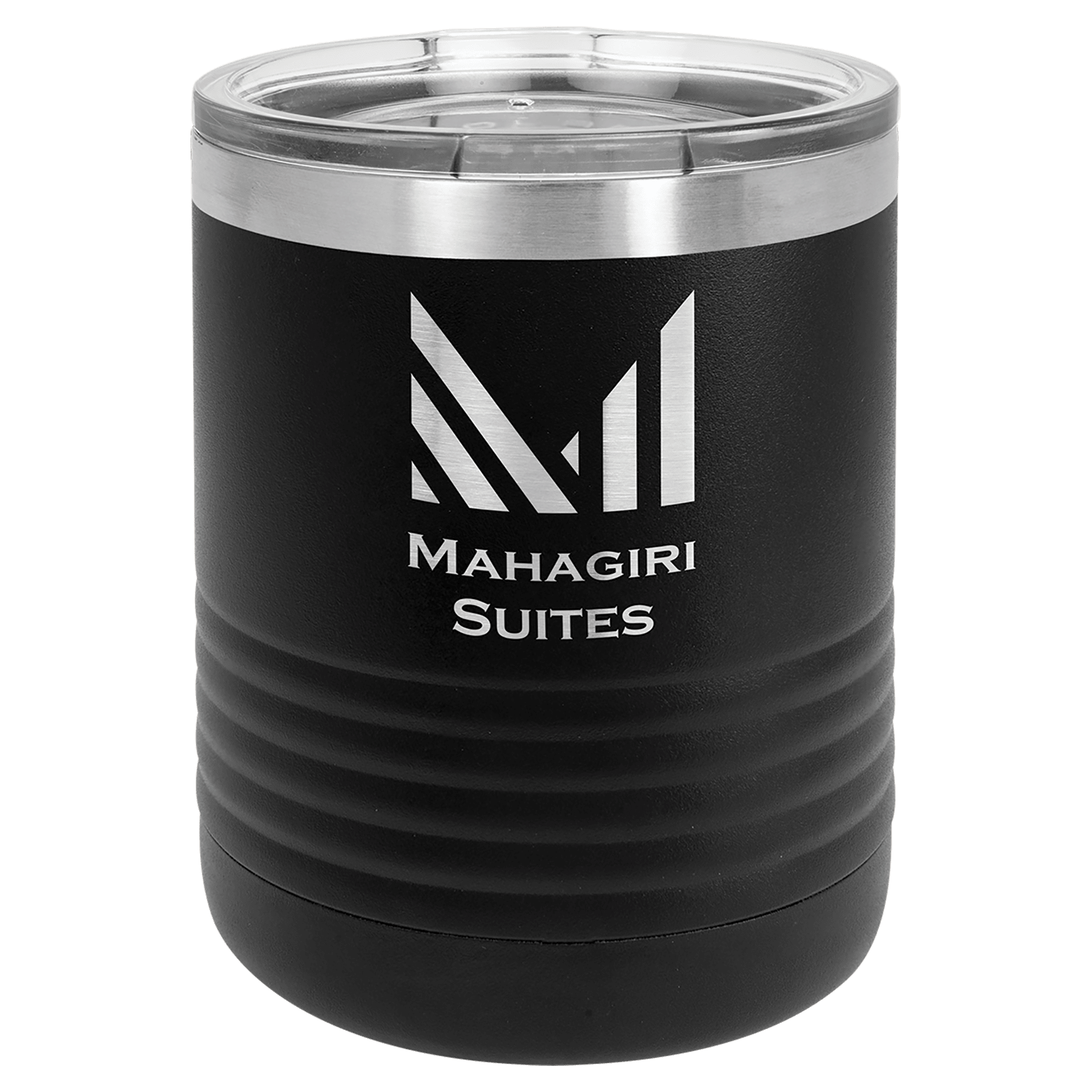 10 Oz. Stainless Steel Vacuum Insulated Ringneck Tumbler With Clear Lid 5