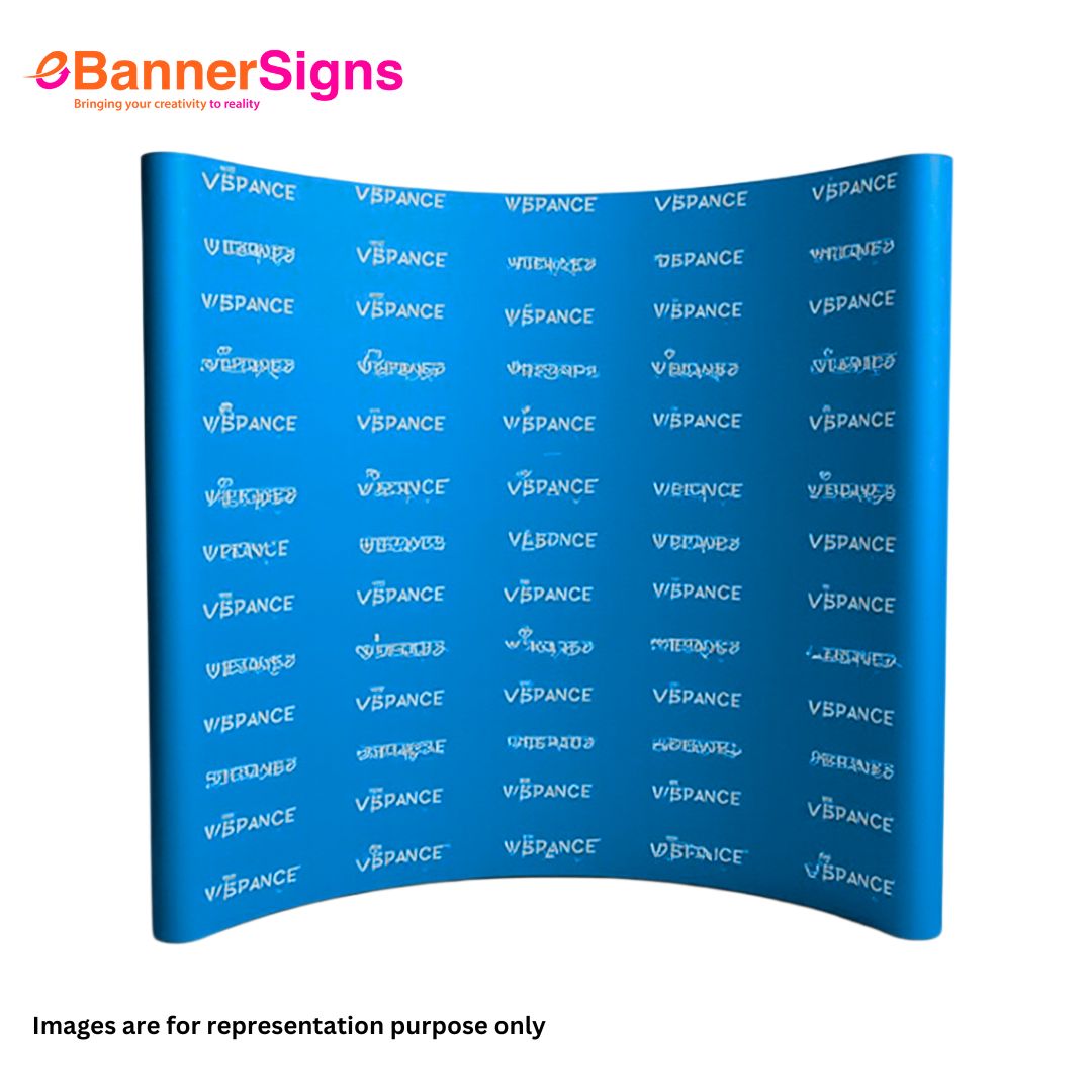 Step & Repeat Curve Pillow Case Backdrop (Graphics + Hardware) 2