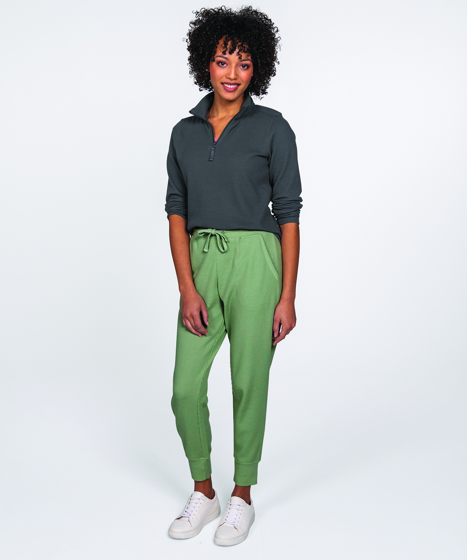 Women’s Lightweight Waffle Joggers 43