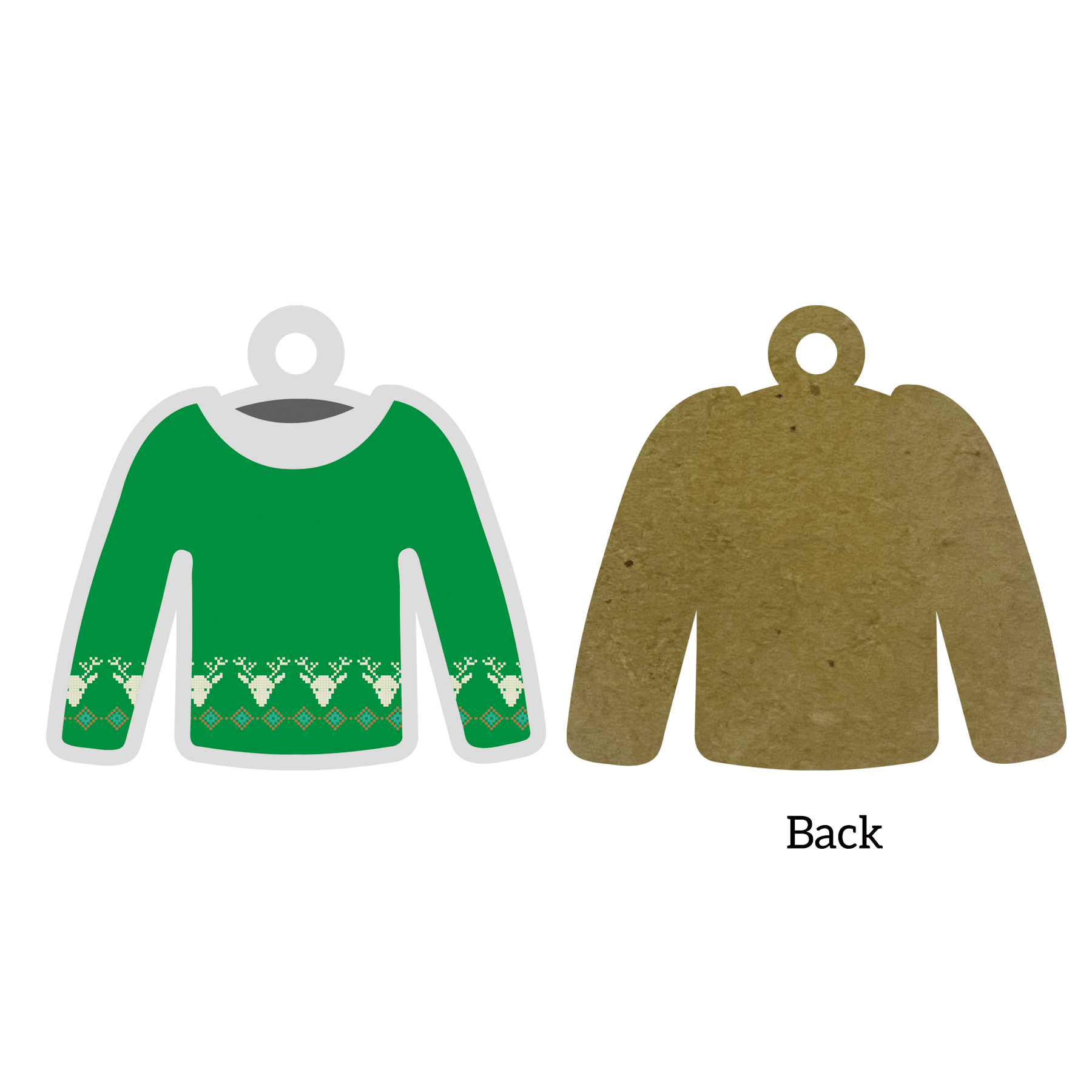 Free Shipping Full Color Christmas Ornament - Ugly Sweater 10
