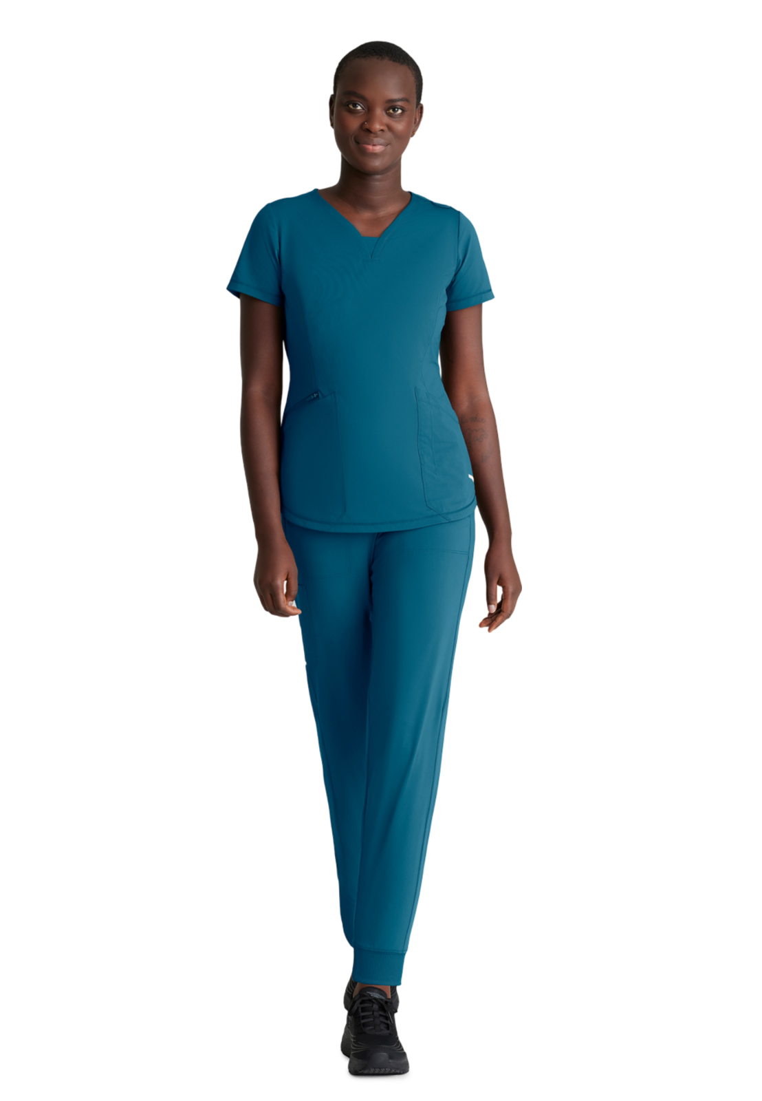 Skechers Slip-Ins - Women's Five-Pocket Ribbed Cuff Pace Jogger Scrub Pant 32