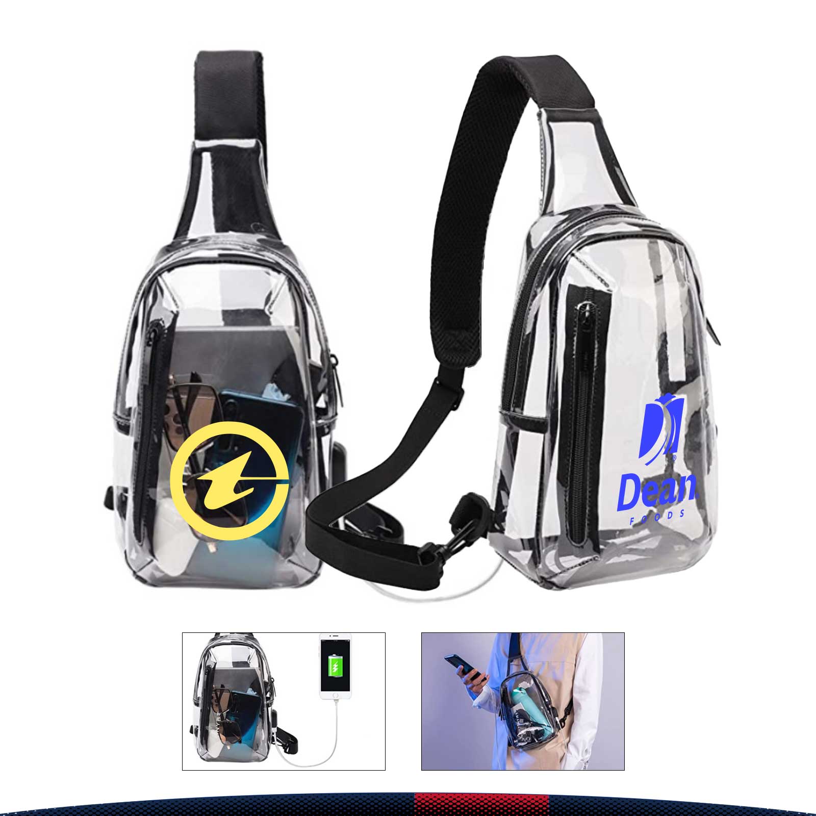 Yuxi PVC Sling Bag 1
