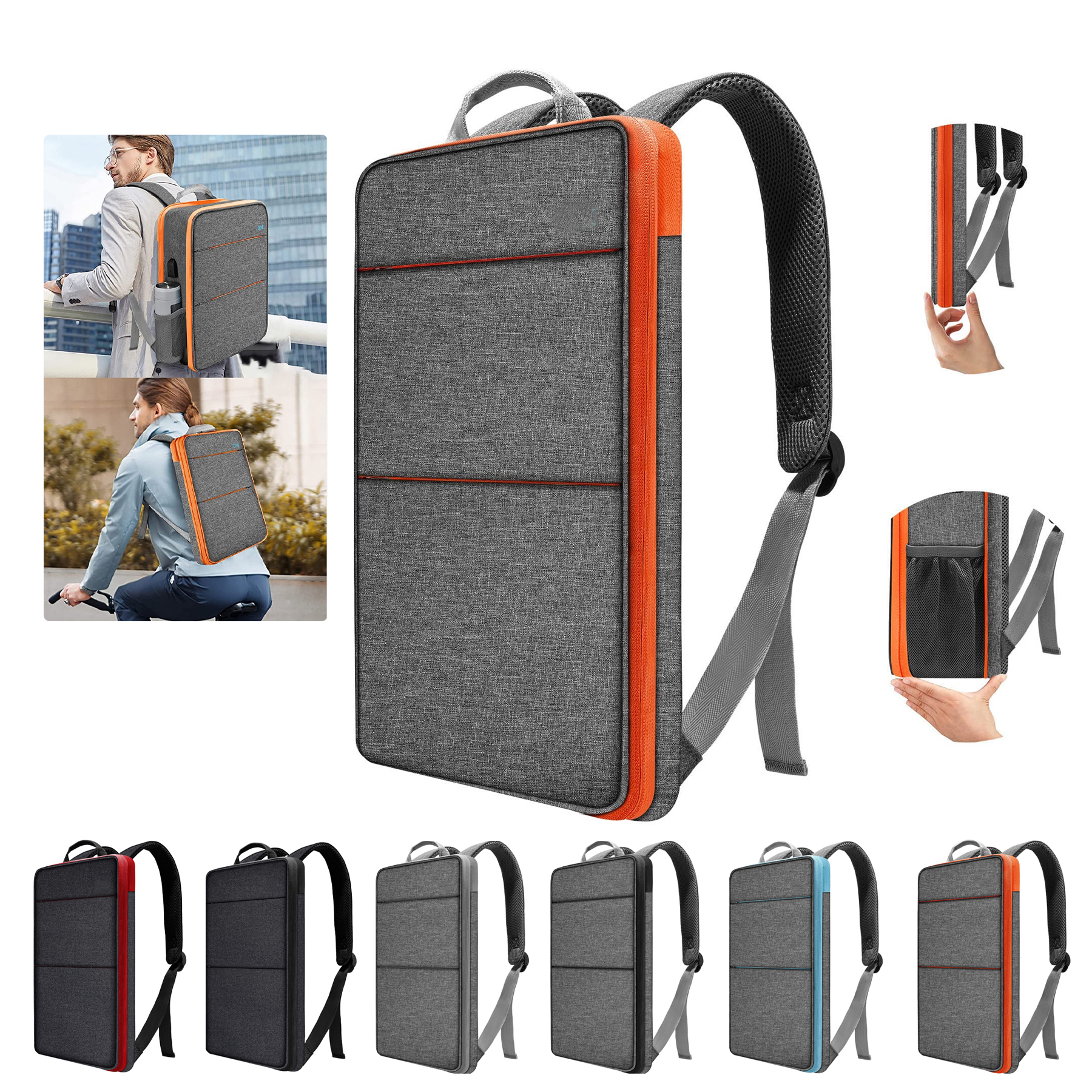 Slim & Expandable Laptop Backpack 2
