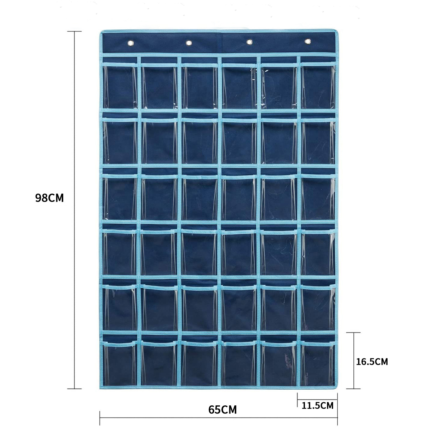 36 Clear Pockets Classroom Pocket Chart for Cell Phones 2