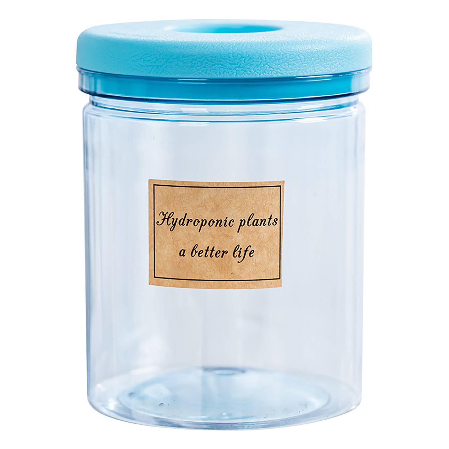 Transparent Plastic Hydroponic Planter 2