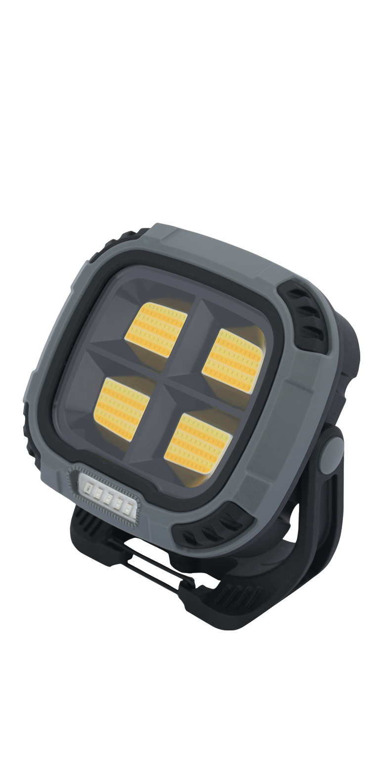 Rechargeable 20W COB Quad Worklight 15