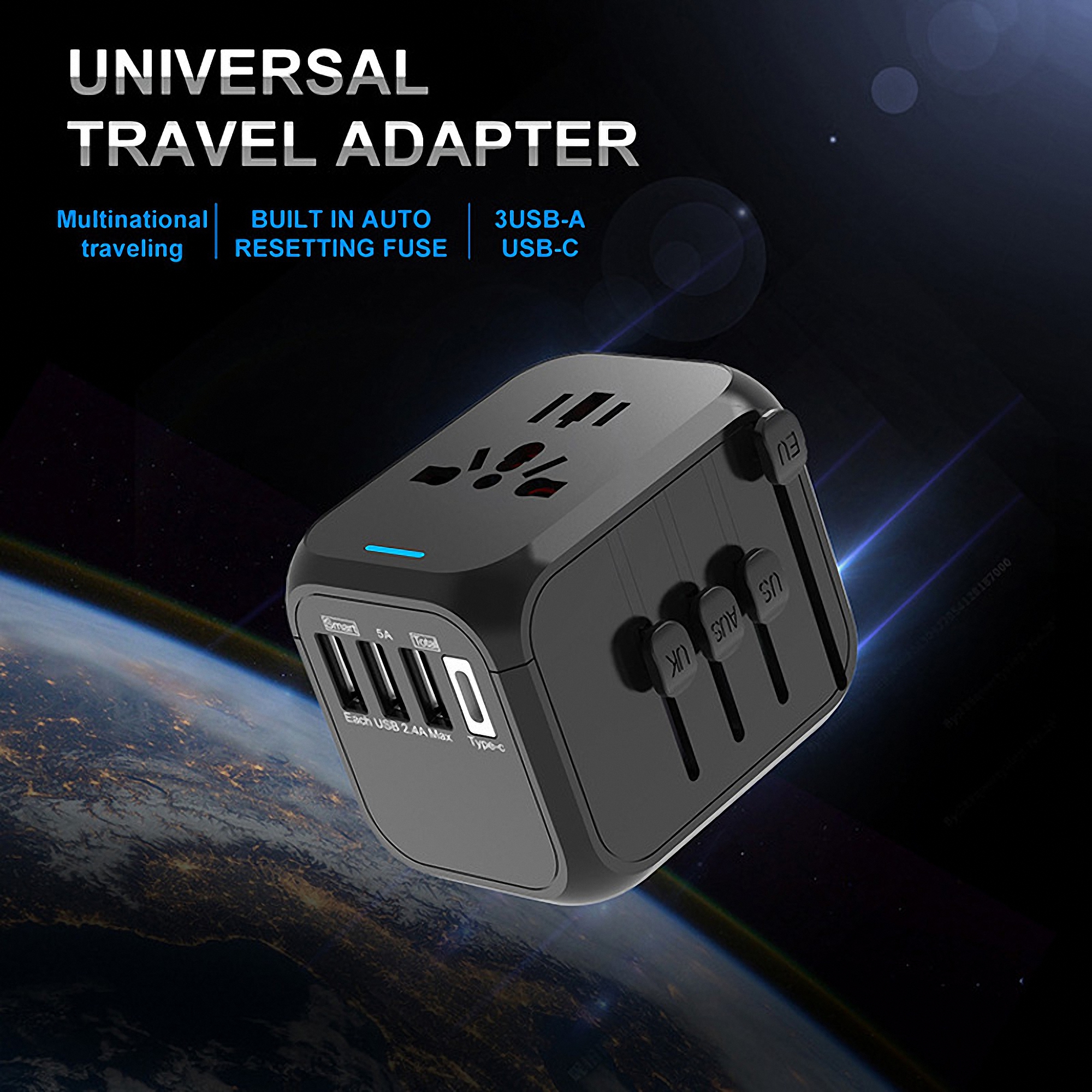 Worldwide Travel Adapter Plug 2