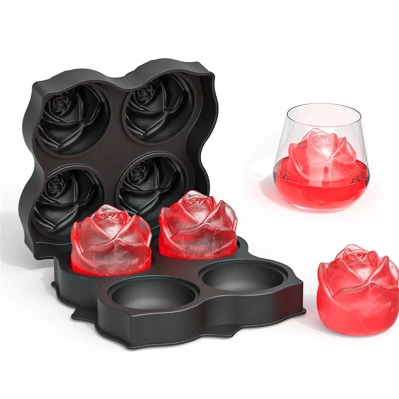 3D Rose Ice Mold 7