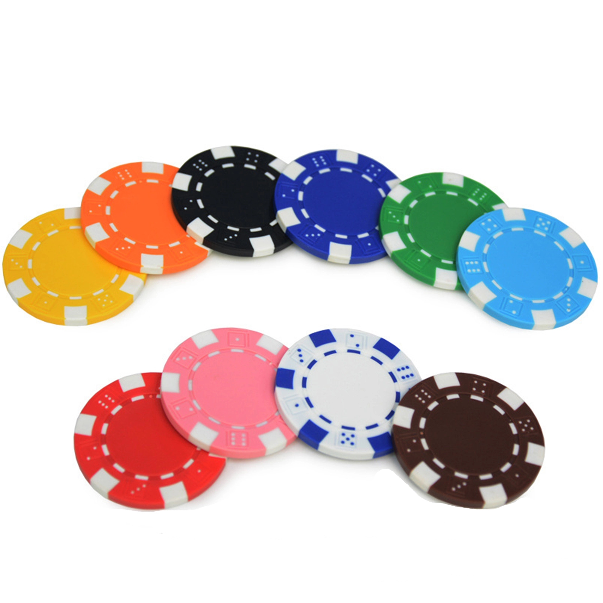 Stripe Poker Chips 6