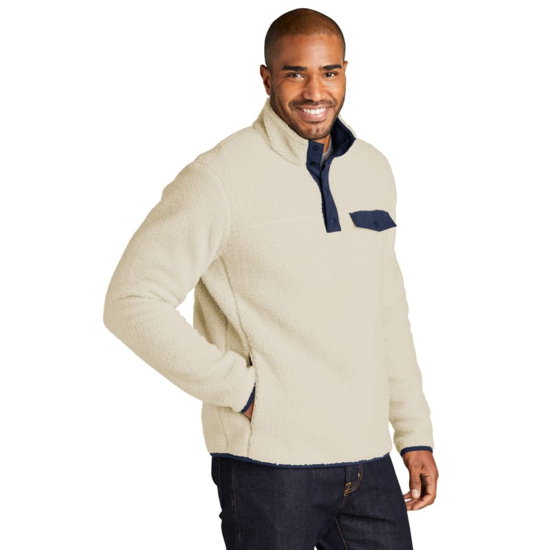 Port Authority Camp Fleece Snap Pullover 10
