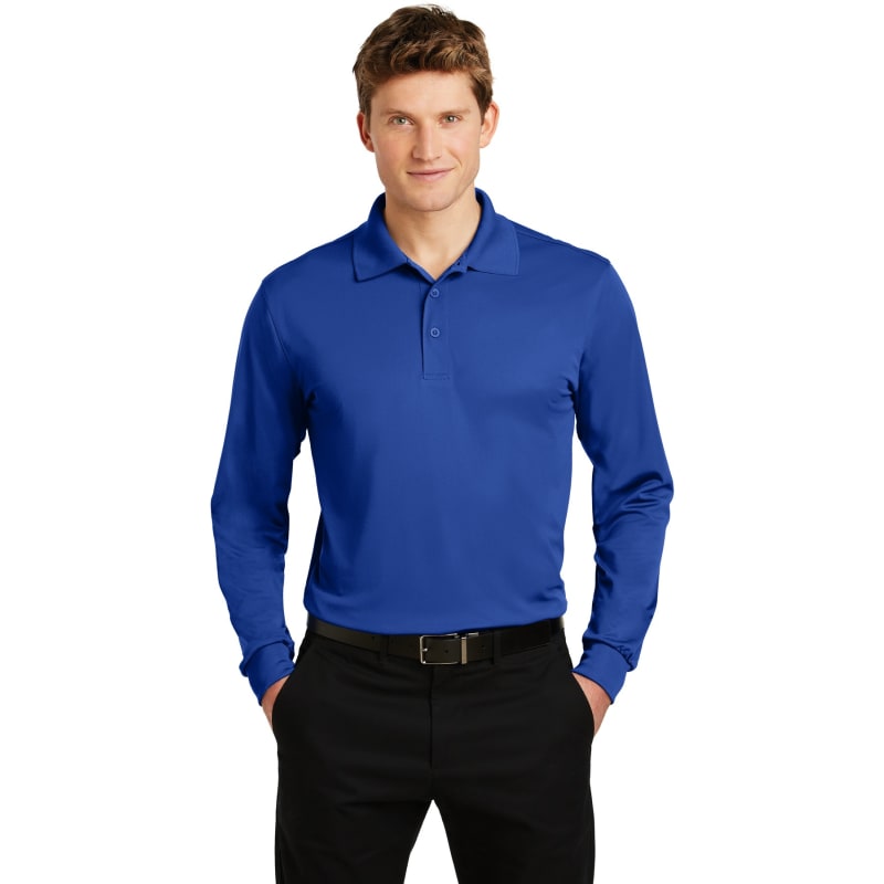 Sport-Tek Long Sleeve Micropique Sport-Wick Polo. 13
