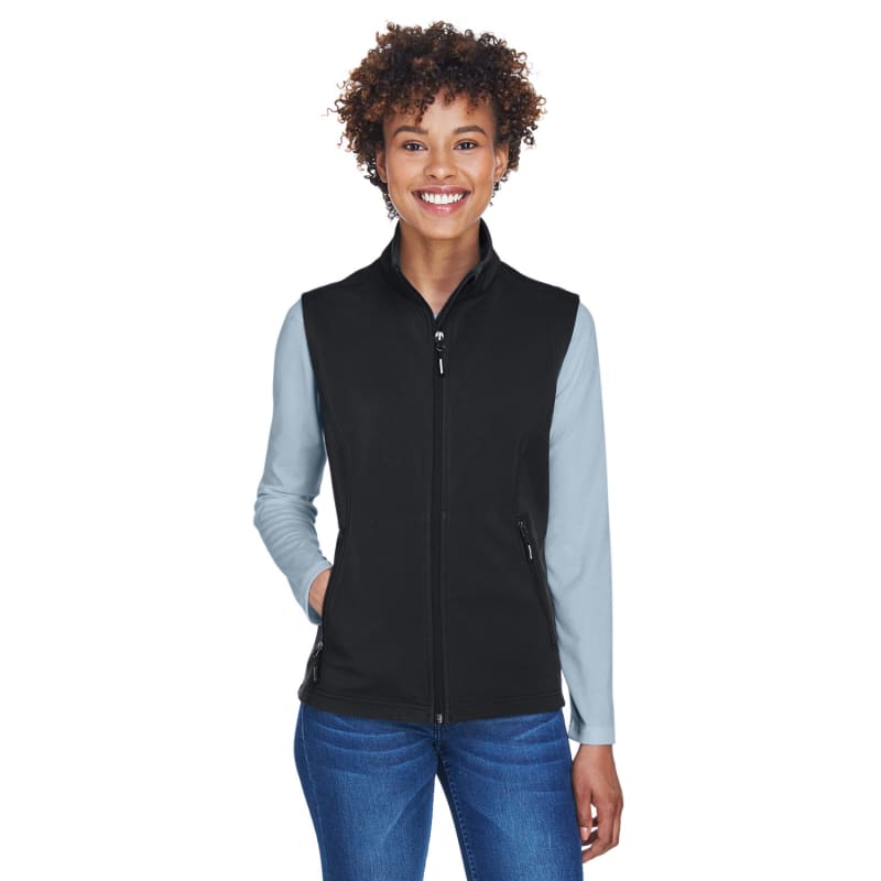 CORE365 Ladies' Cruise Two-Layer Fleece Bonded Soft Shell Vest 3