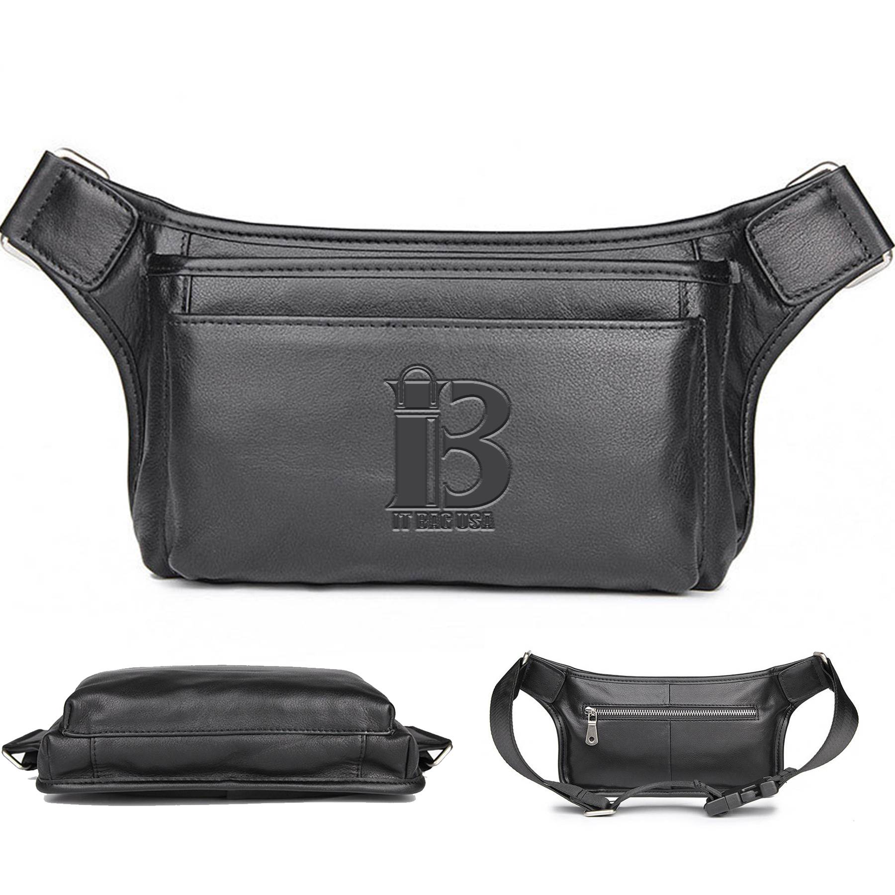 Leather Wearable Chest bag for man 5
