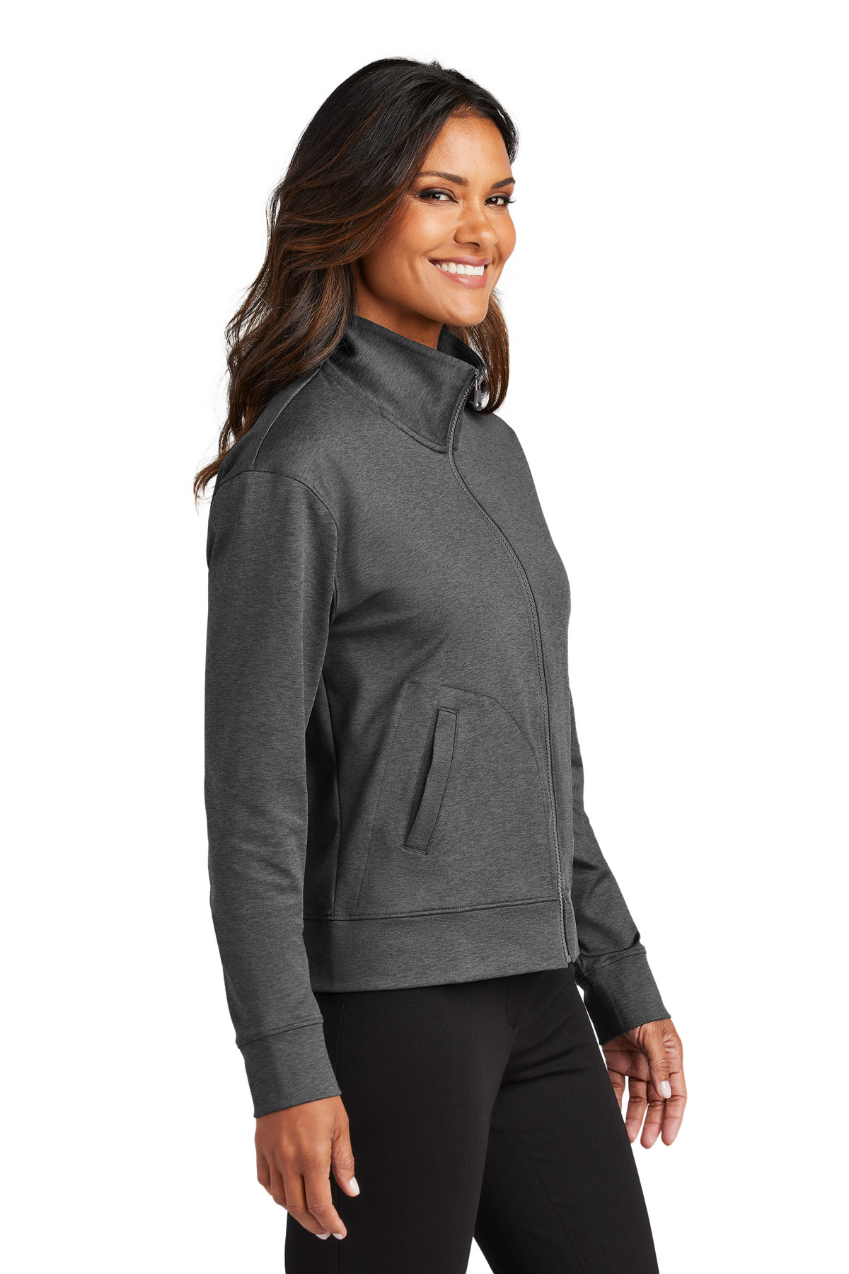 Port Authority Women's C-FREE Double Knit Full-Zip LK881 15