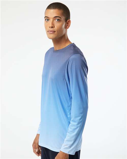 Unisex Barbados Performance Pin Dot Long Sleeve T-Shirt - 225 47