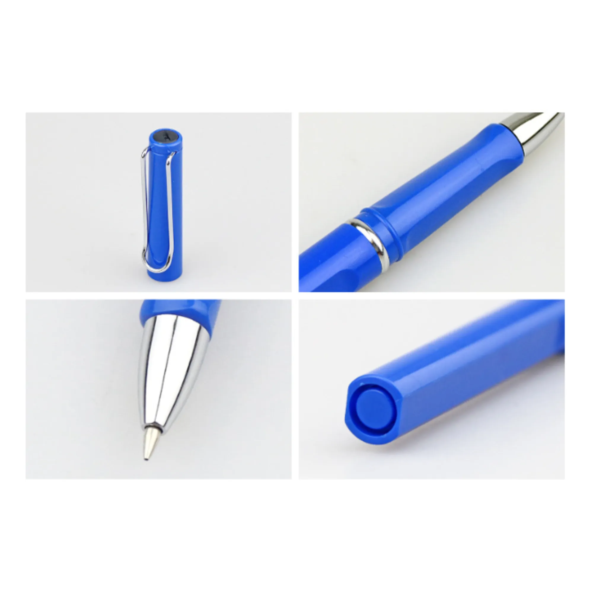 Colorful Metal Clip Logo Imprintable Ballpoint Pens 2