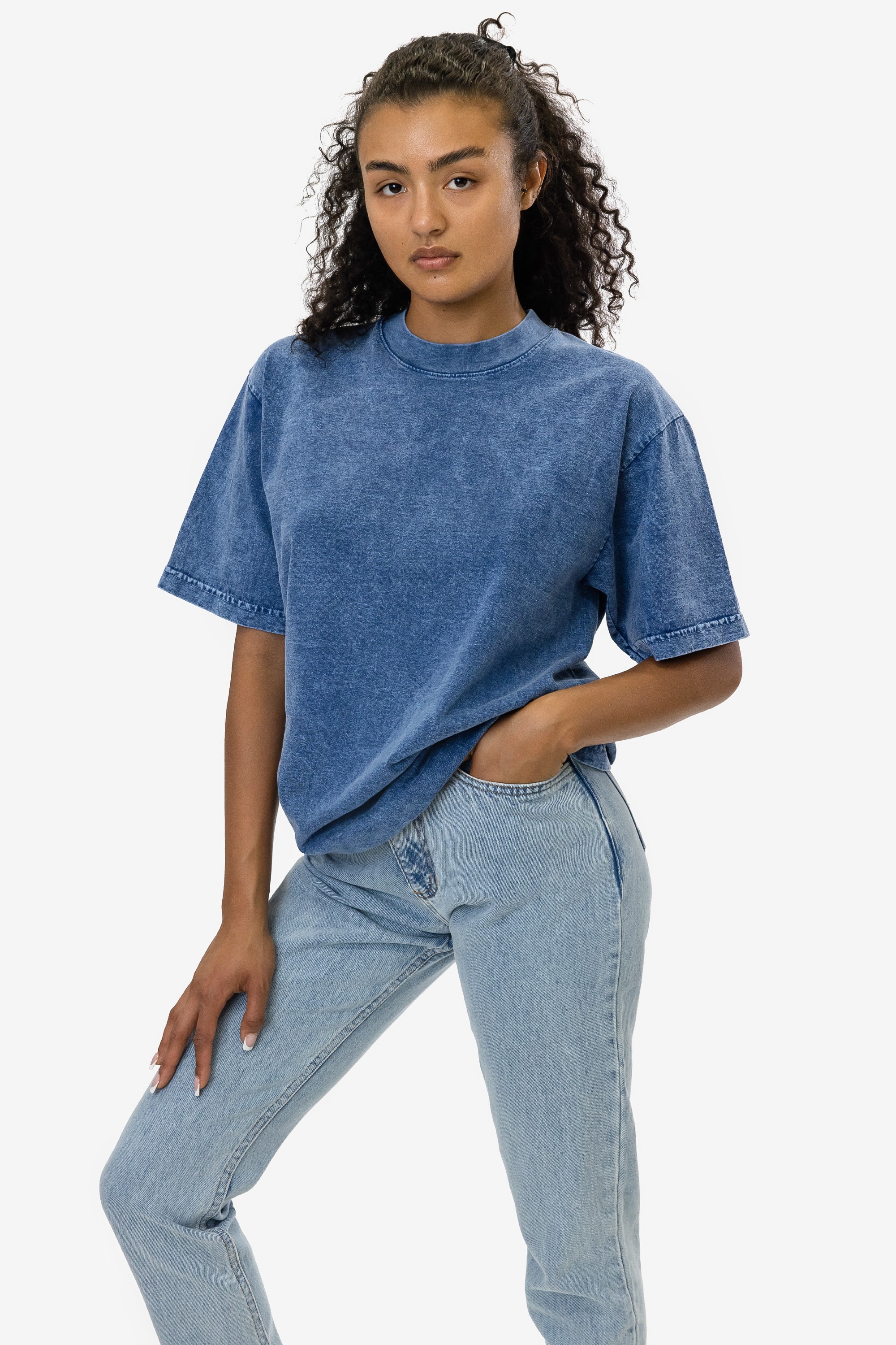 6.5 OZ S/S GARMENT DYE T-SHIRT (MINERAL WASH) 42