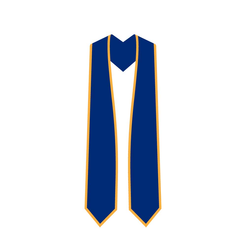 Honorary Graduation Stole - Full-Color Sublimation 60" 46