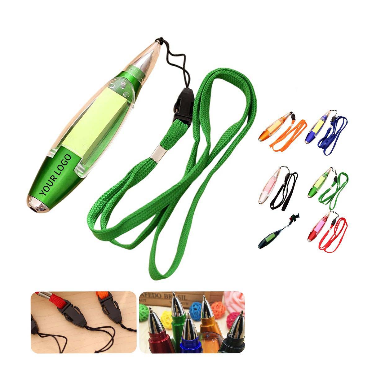 Daily Use Ballpoint Pen with Handy LED Light 2