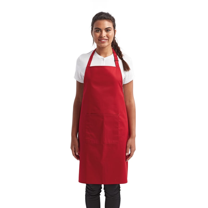 Artisan Collection By Reprime Unisex 'Colours' Recycled Bib Apron With Pocket 118