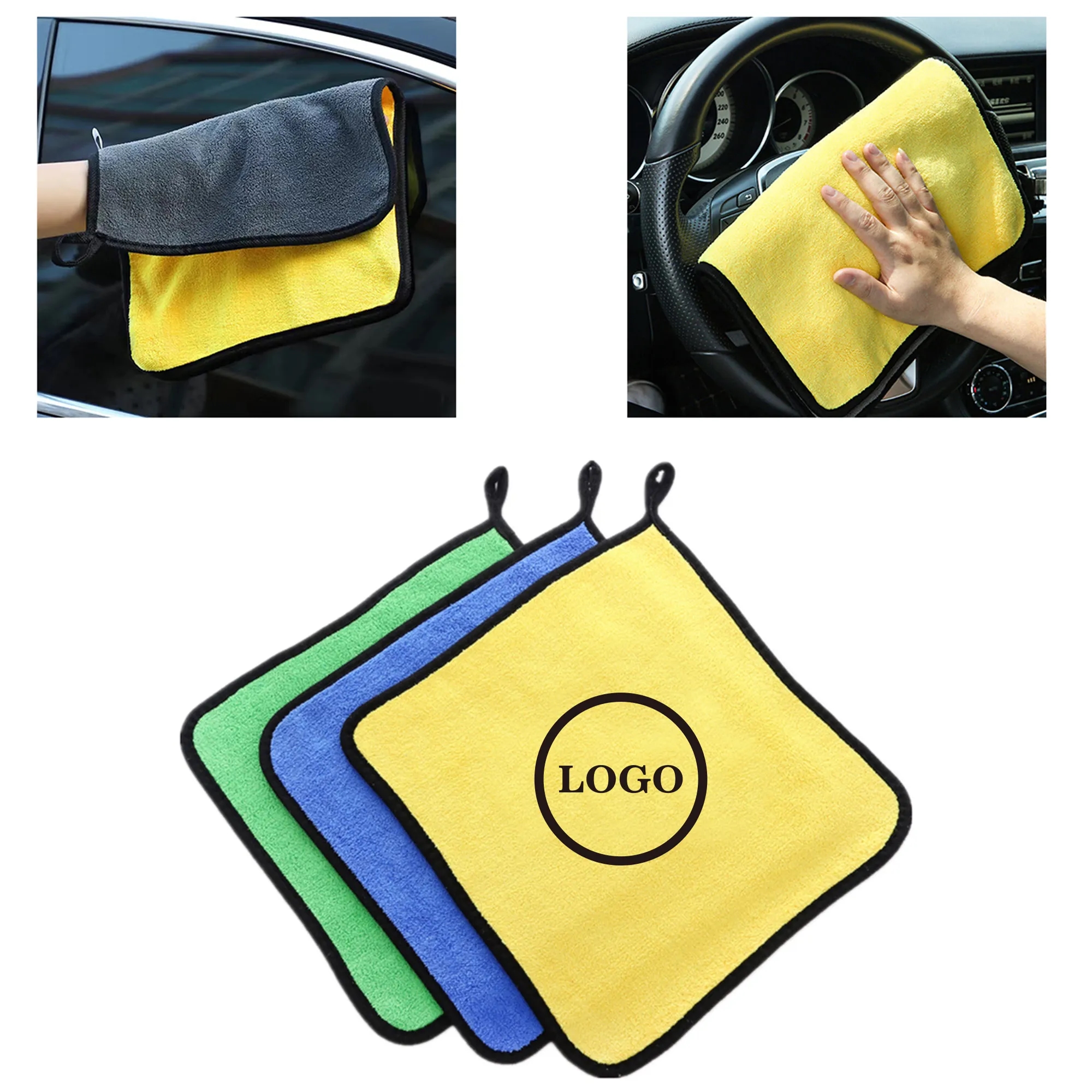 Microfiber Car Towel  MOQ 50PCS 1