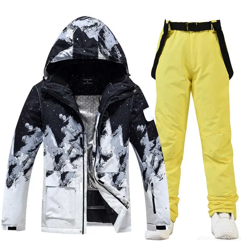 Winter Waterproof Snowboarding Suit Set 2