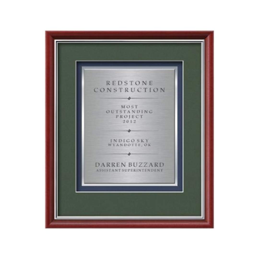 Baron Certificate TexEtch - Mahogany/Silver 4
