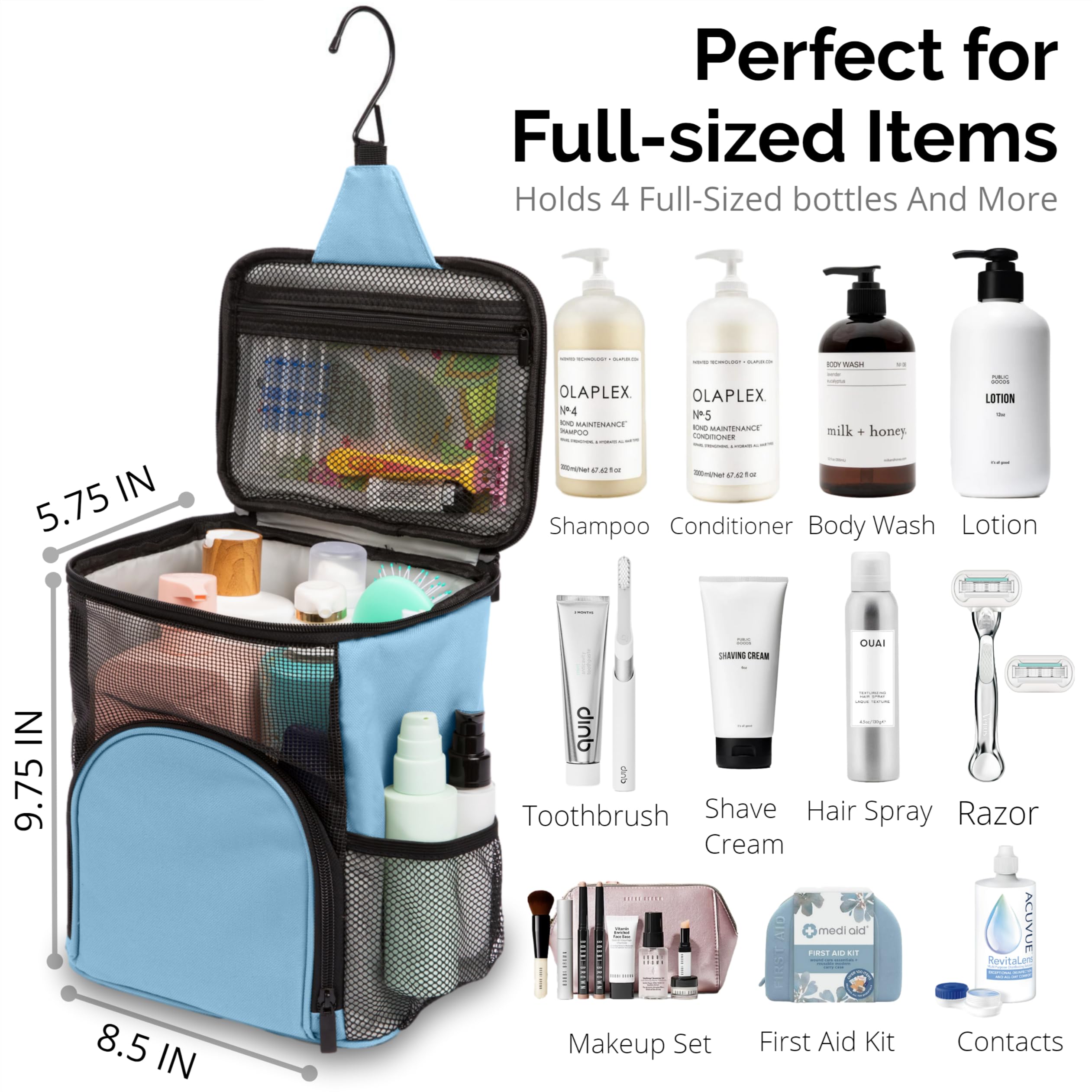 Foldable Water Resistant Shower Bag 7