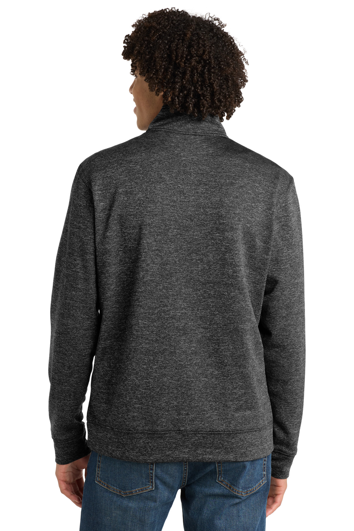 Sport-Tek PosiCharge Electric Heather Fleece 1/4-Zip Pullover. ST226, custom hoodie or sweatshirt with logo imprint 17