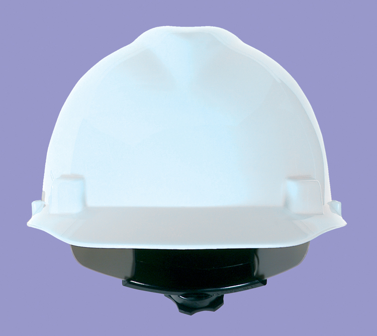 MSA V-Gard with FasTrac ratchet suspension 1