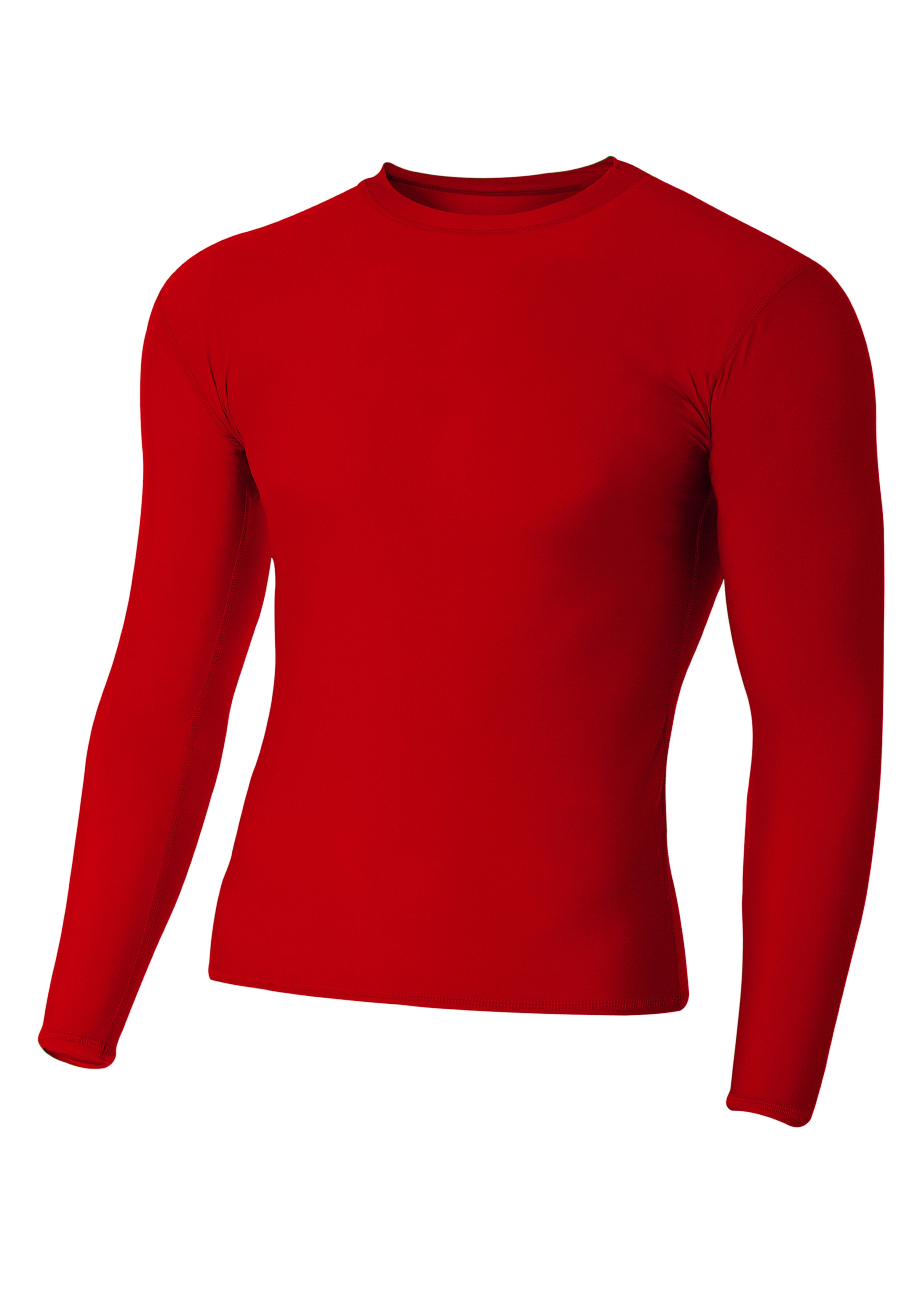 A4 Youth Long Sleeve Compression Crew 2