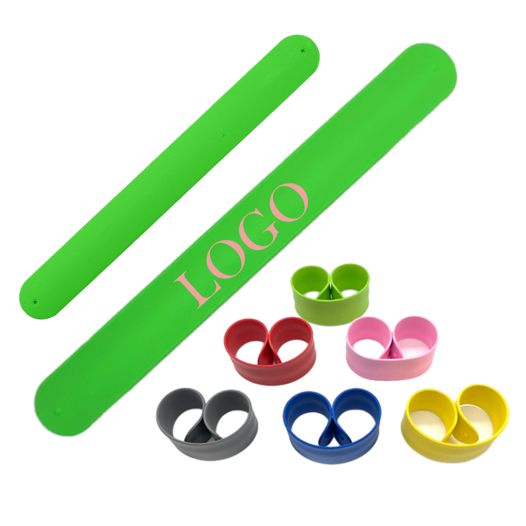 Colorful Silicone Slap Bracelet 1