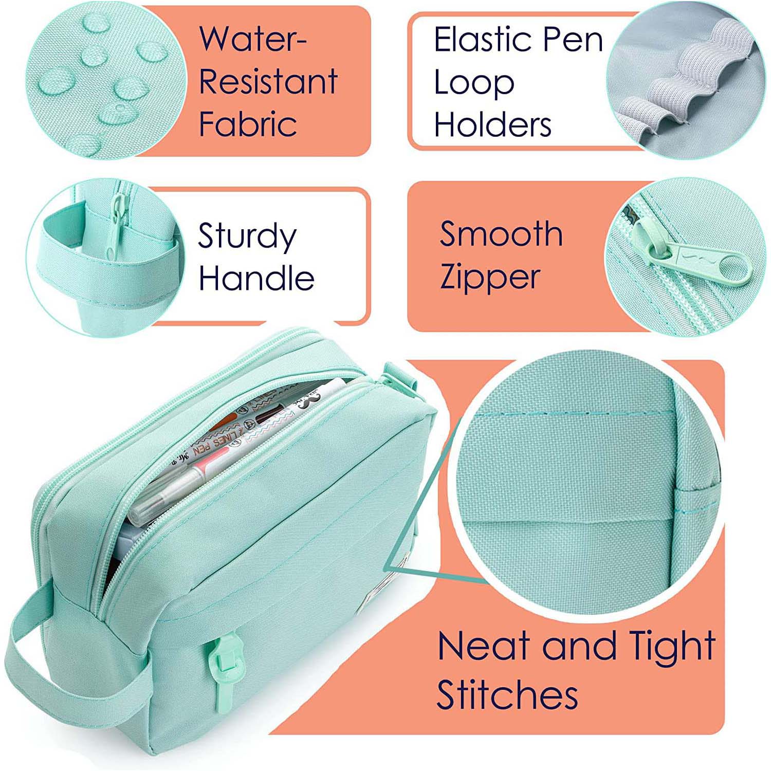 High Capacity Pencil Case 2