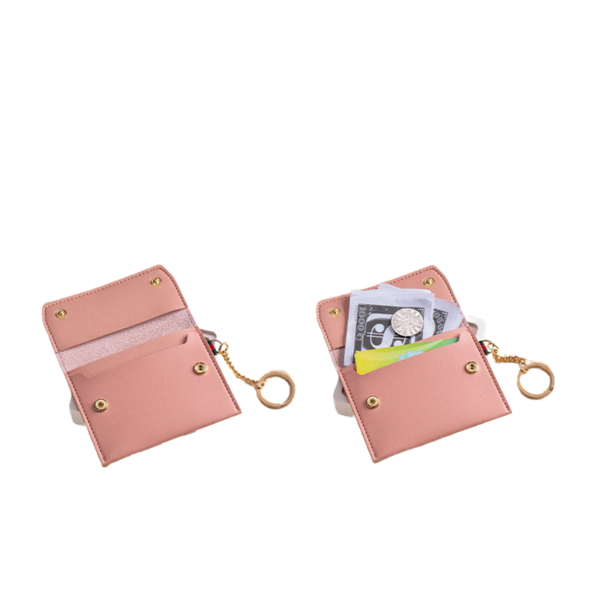 Mini Wallet Keychain Integrated ID Card Holder 1