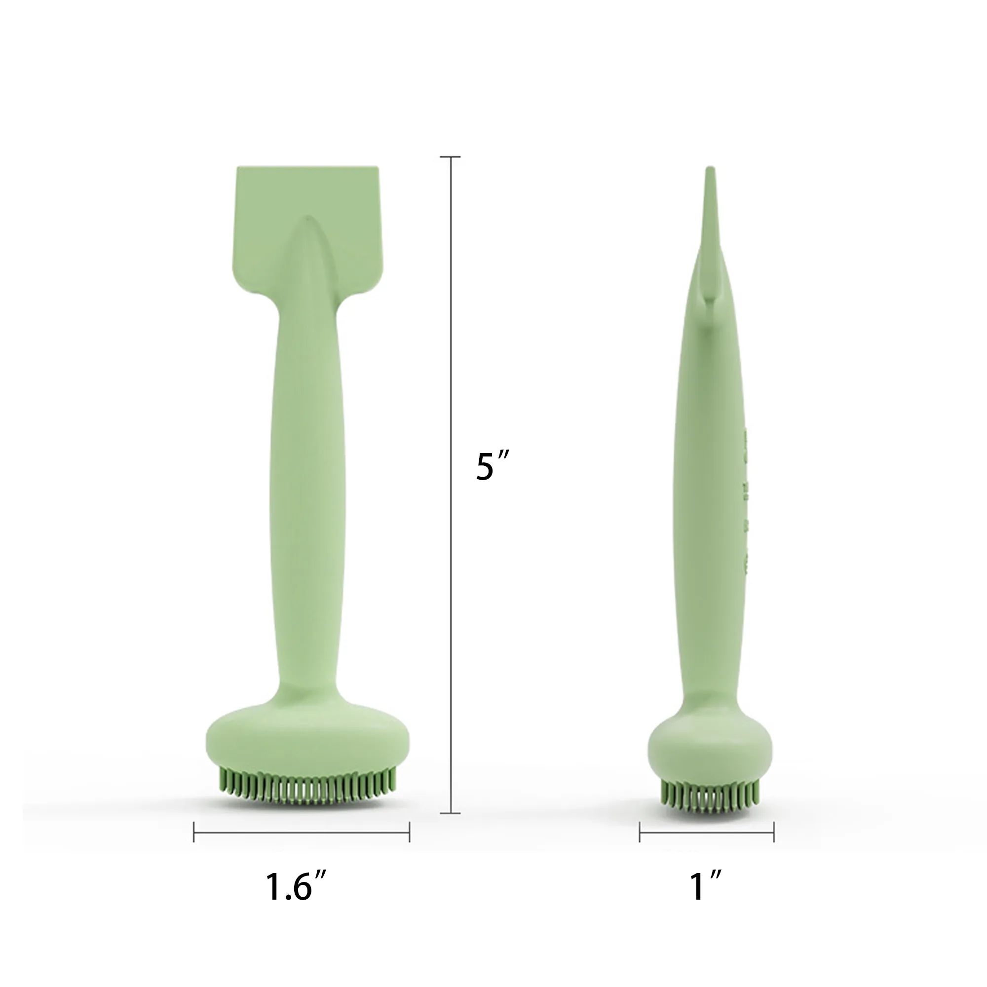Double-end Silicone Face Mask Applicator Soft Makeup Brush 4