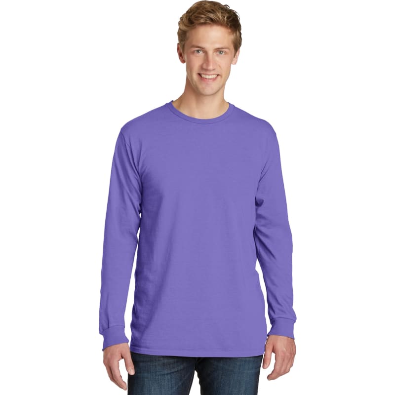 Port & Company Beach Wash Garment-Dyed Long Sleeve Tee 36