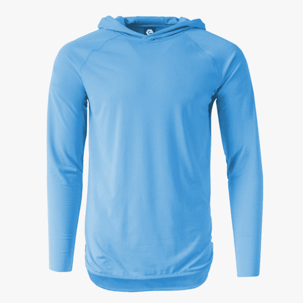 #H212 / Varsity Lightweight Droptail Long Sleeve Hoodie (Unisex) 10