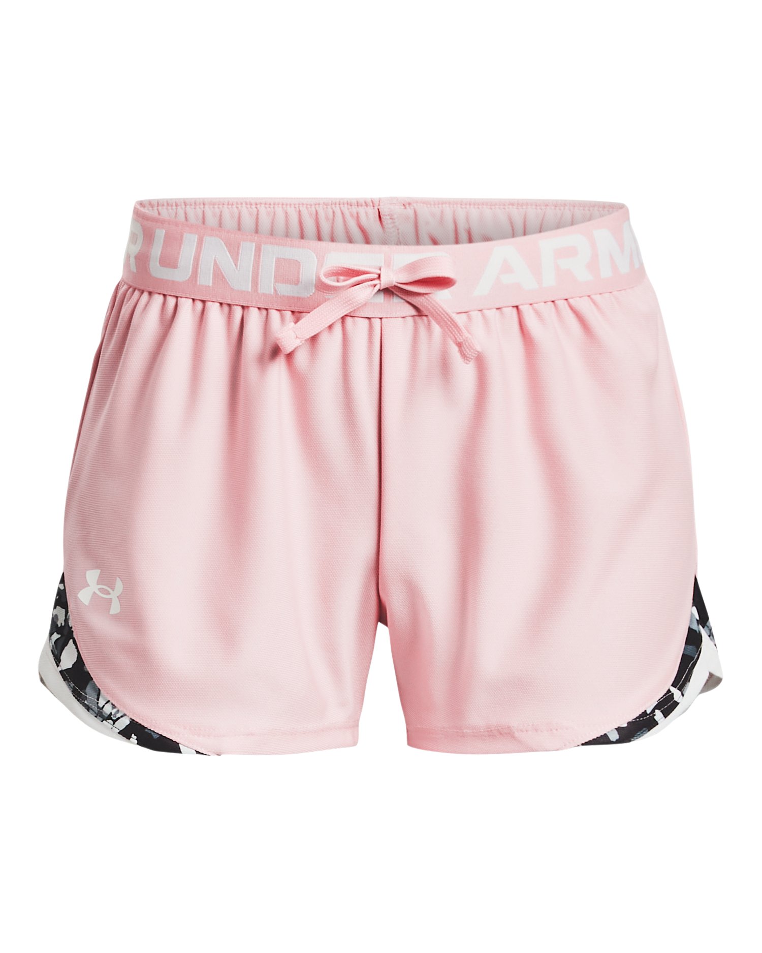 UA Play Up Tri-Color Girls' Shorts 9