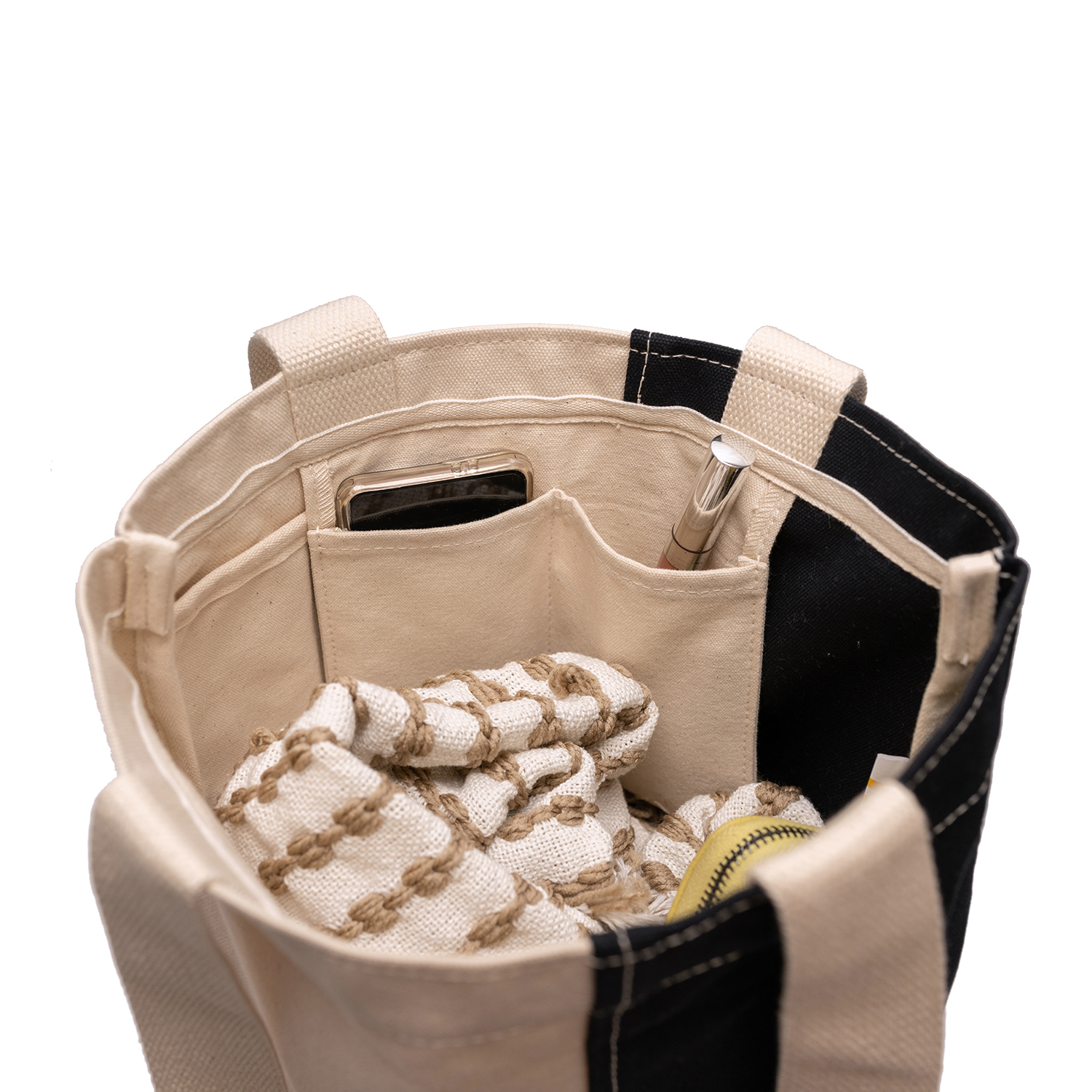 18 Oz. Heavyweight Two Tone Bay Tote 9