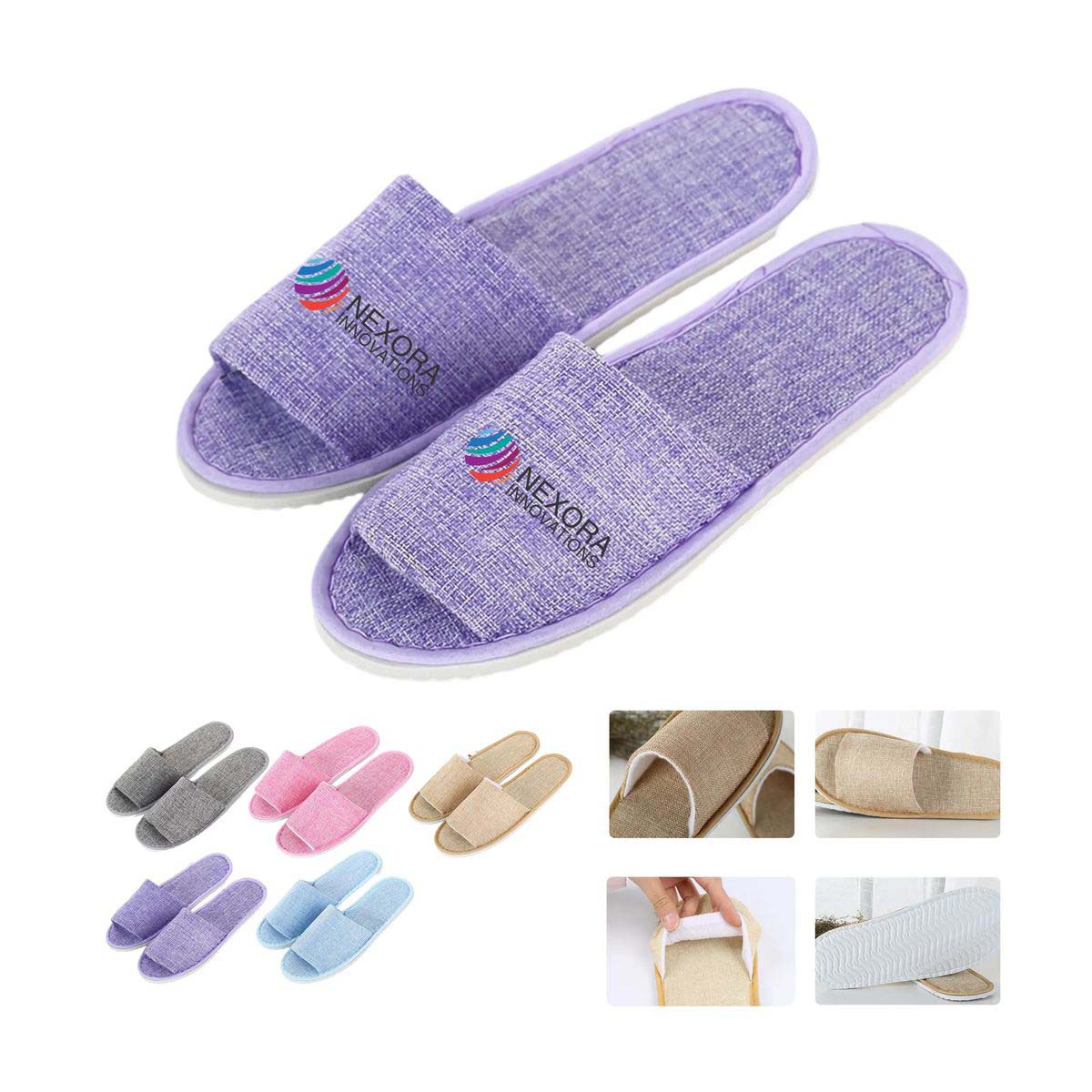 Disposable Linen Slippers for Hotels and Resorts 6