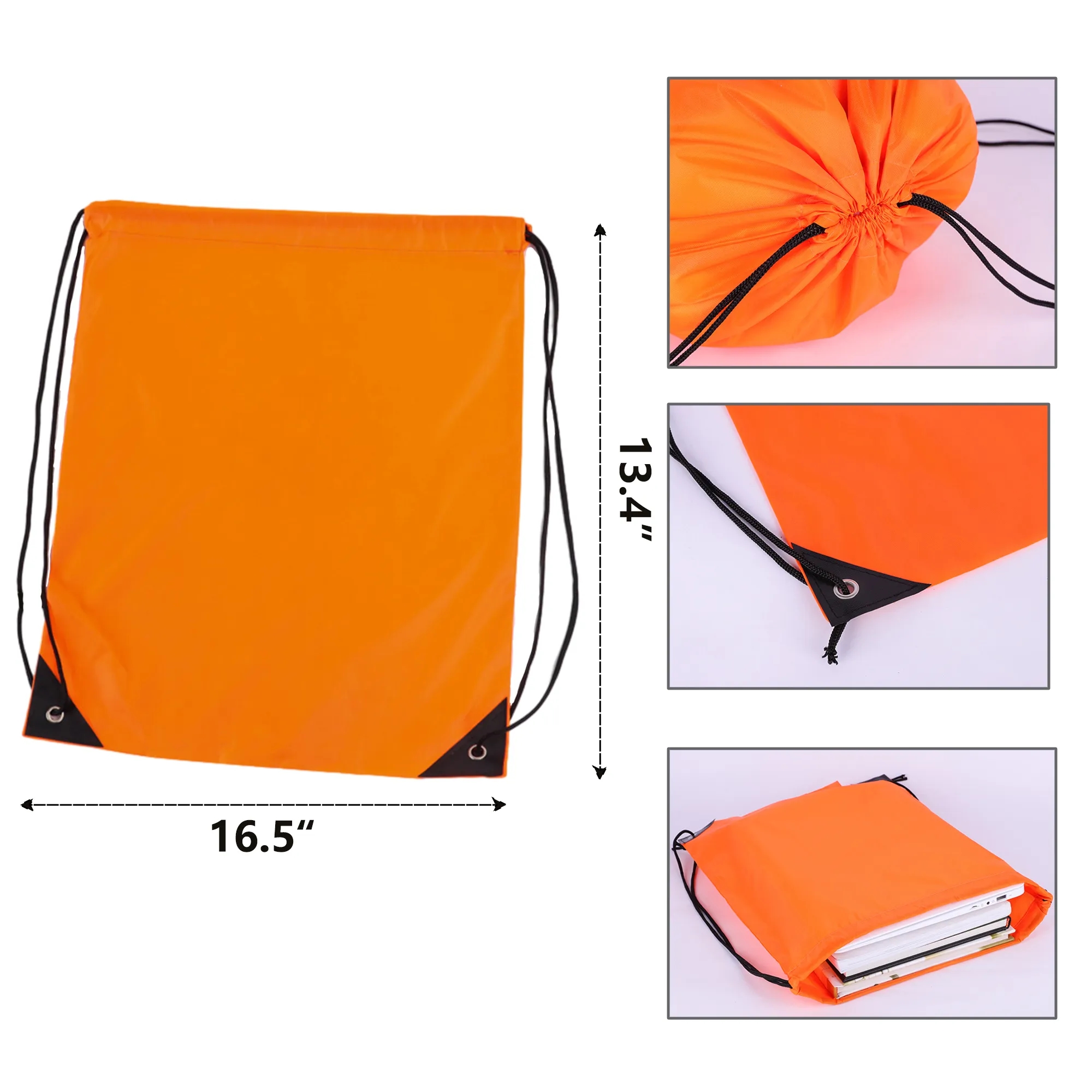 Waterproof Gym Drawstring Backpack 11