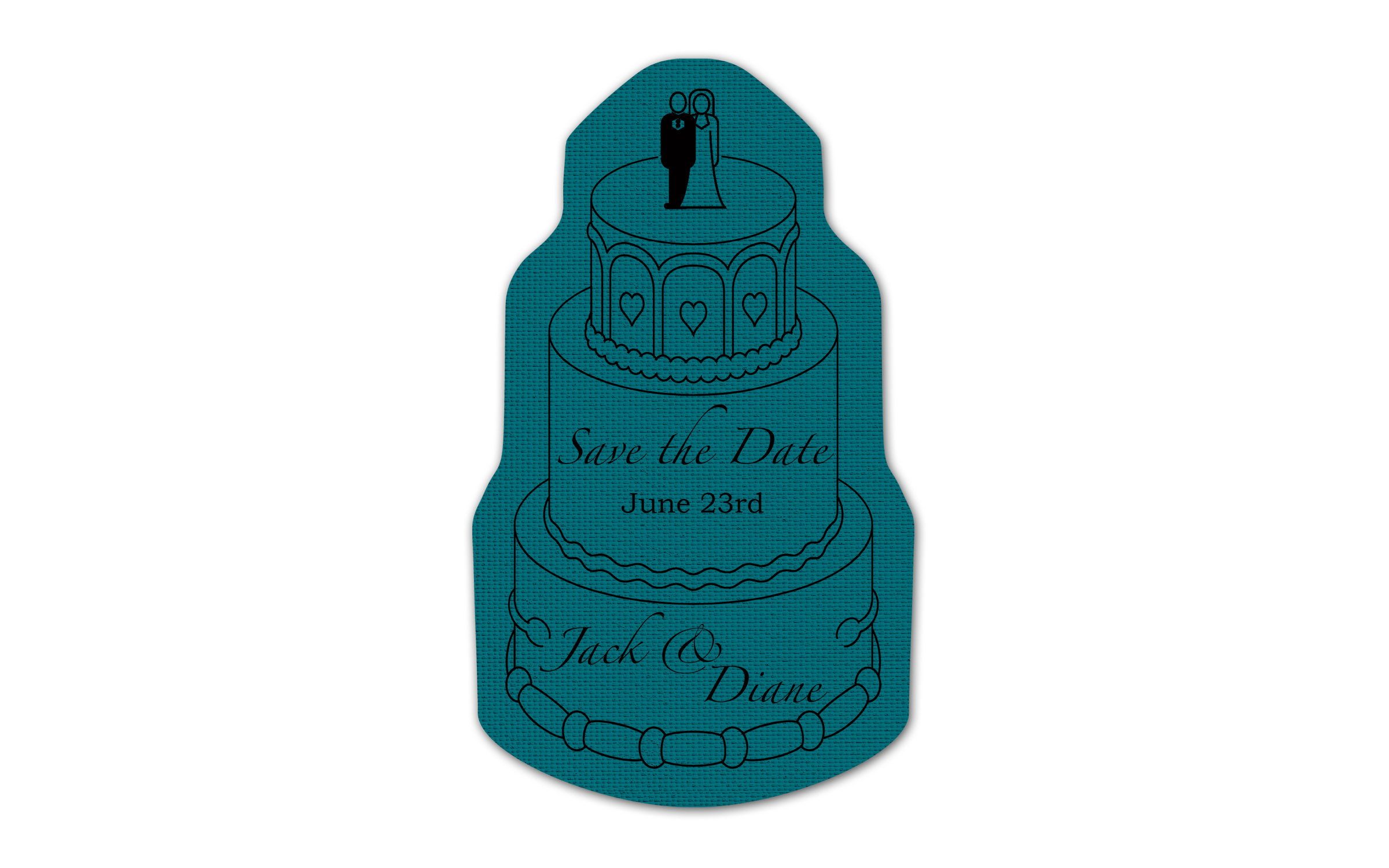 Wedding Cake Rubber Jar Opener 80