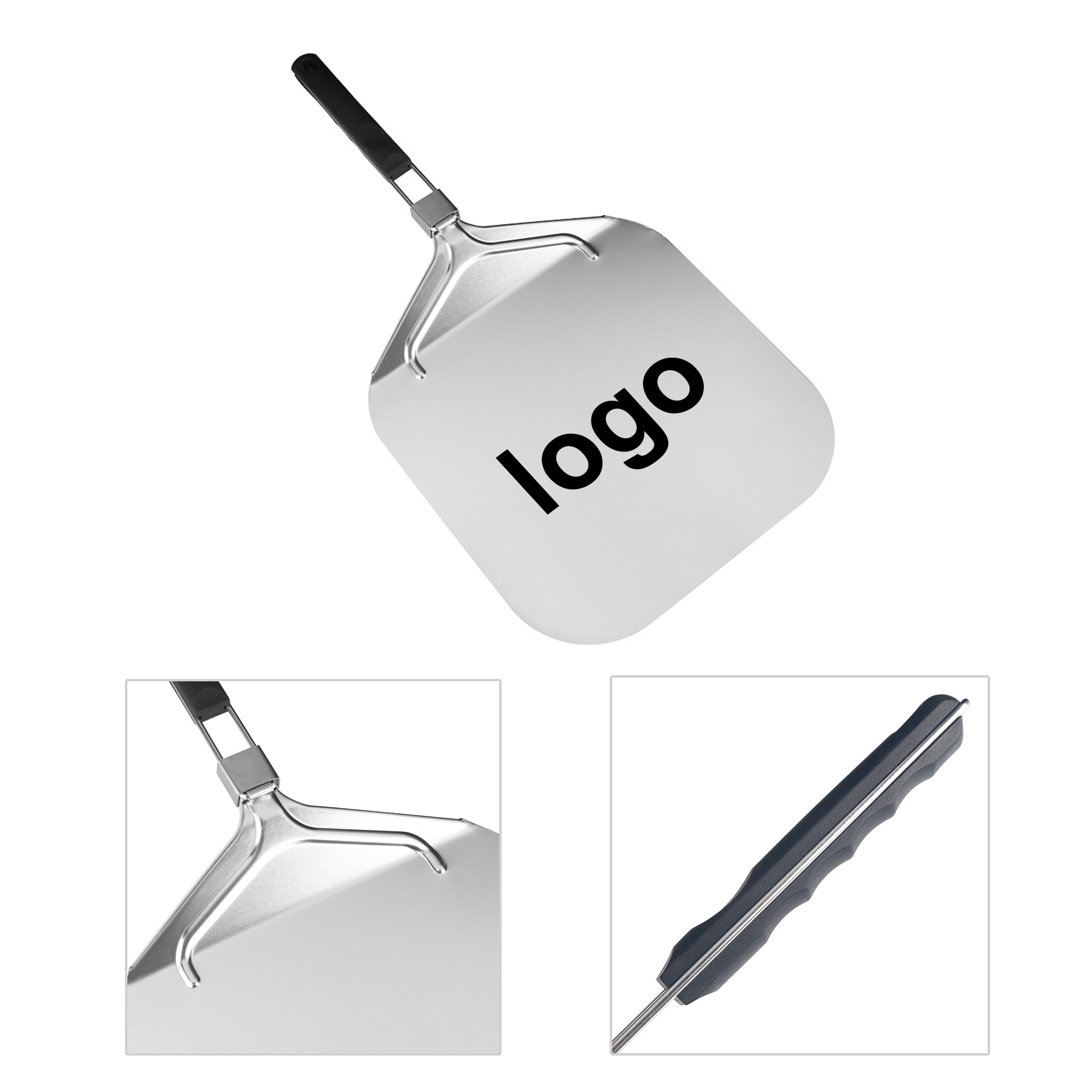 Folding Aluminum Pizza Shovel 2